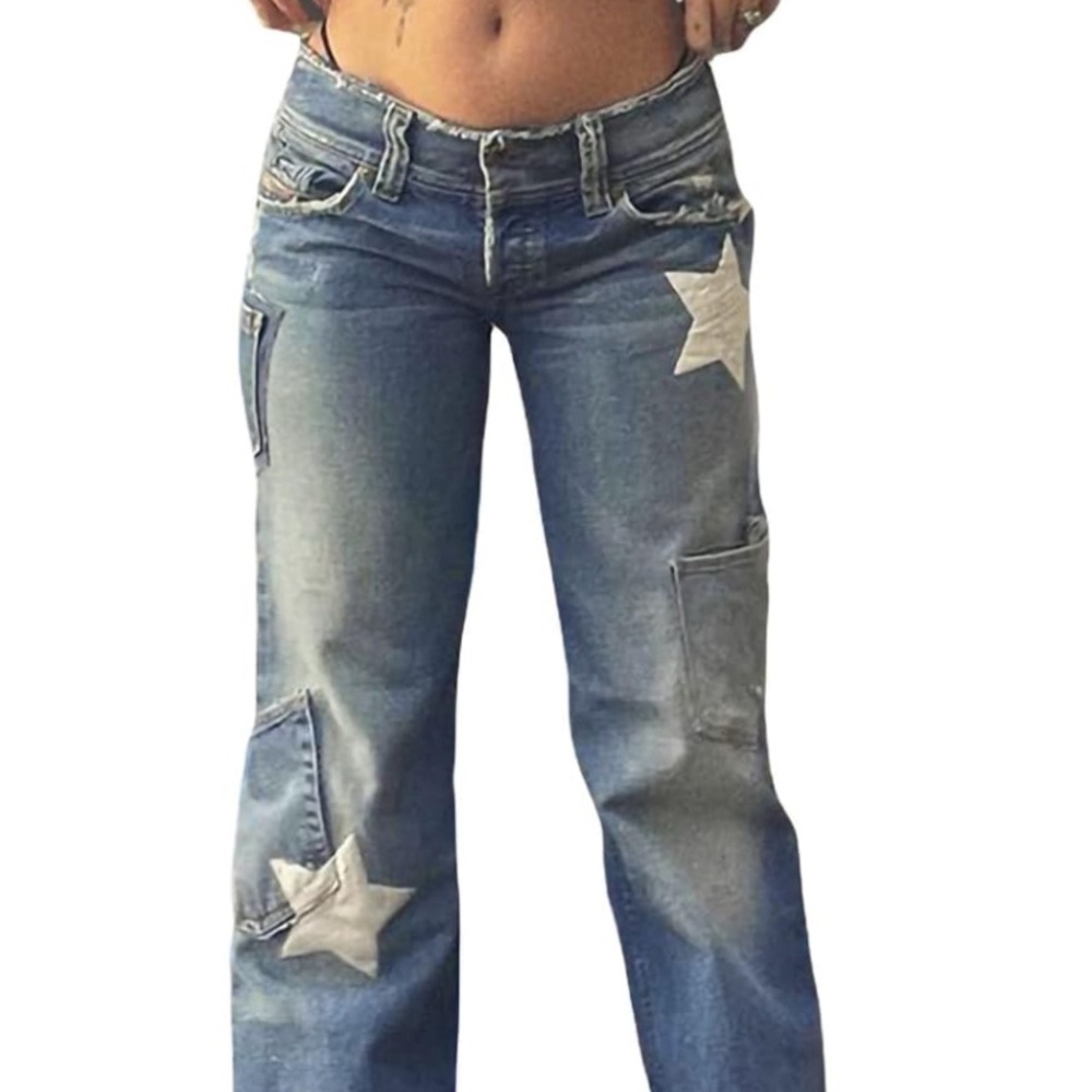 ☆ Low Rise Y2K Style Jeans ☆